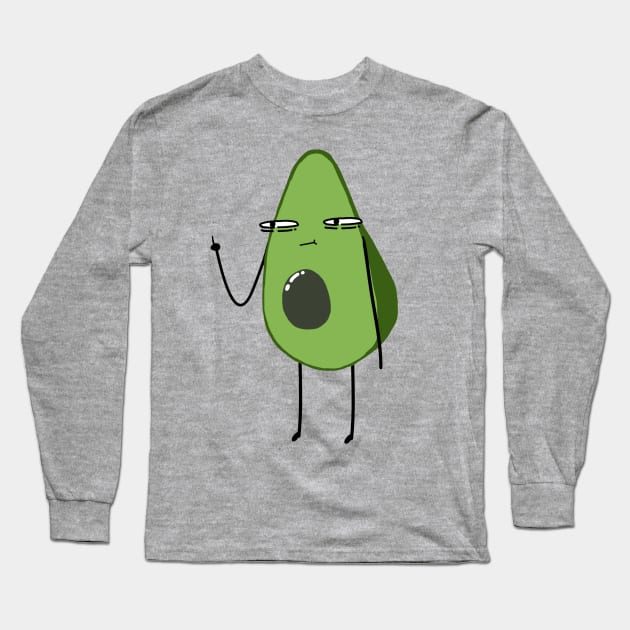 avocado Long Sleeve T-Shirt by Kaeden23